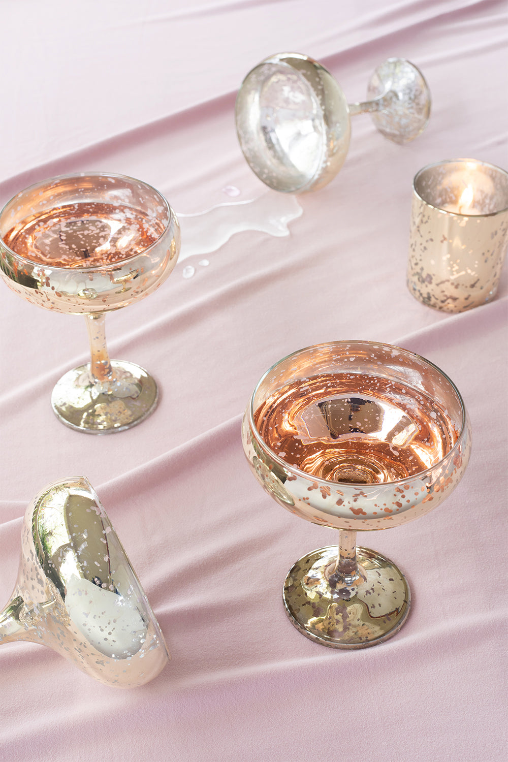 Mercury Wine Glass ROSE GOLD