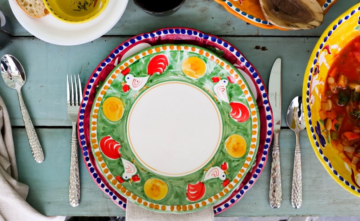 Italian Salad Plates - VIETRI