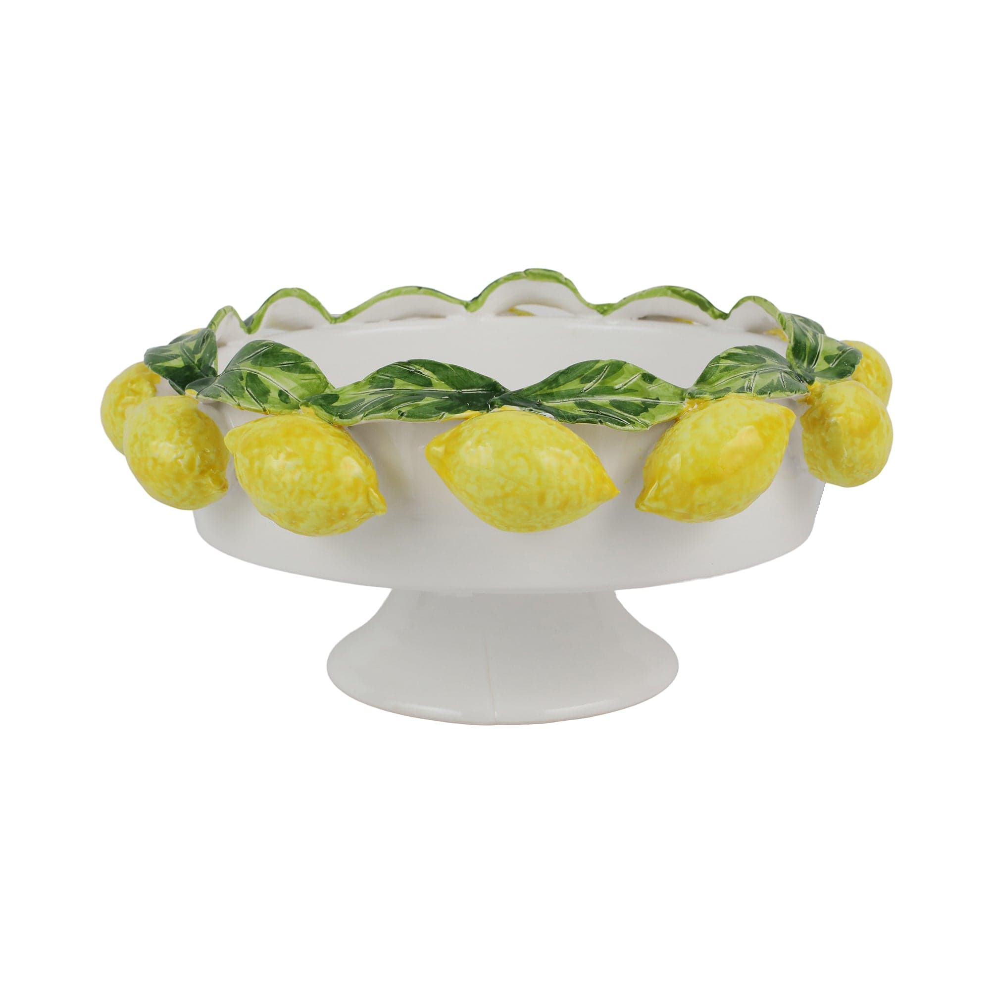 Vietri pedestal fruit cheapest bowl