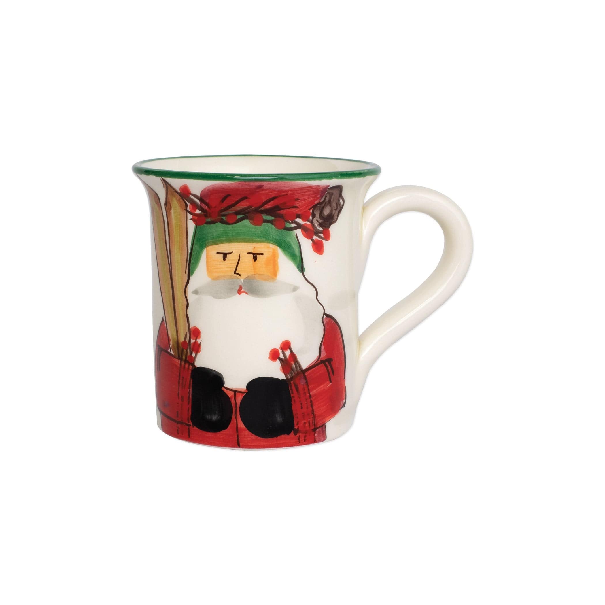 Old St. Nick Mug Skiing