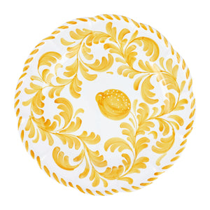 Arezzo Yellow Round Platter