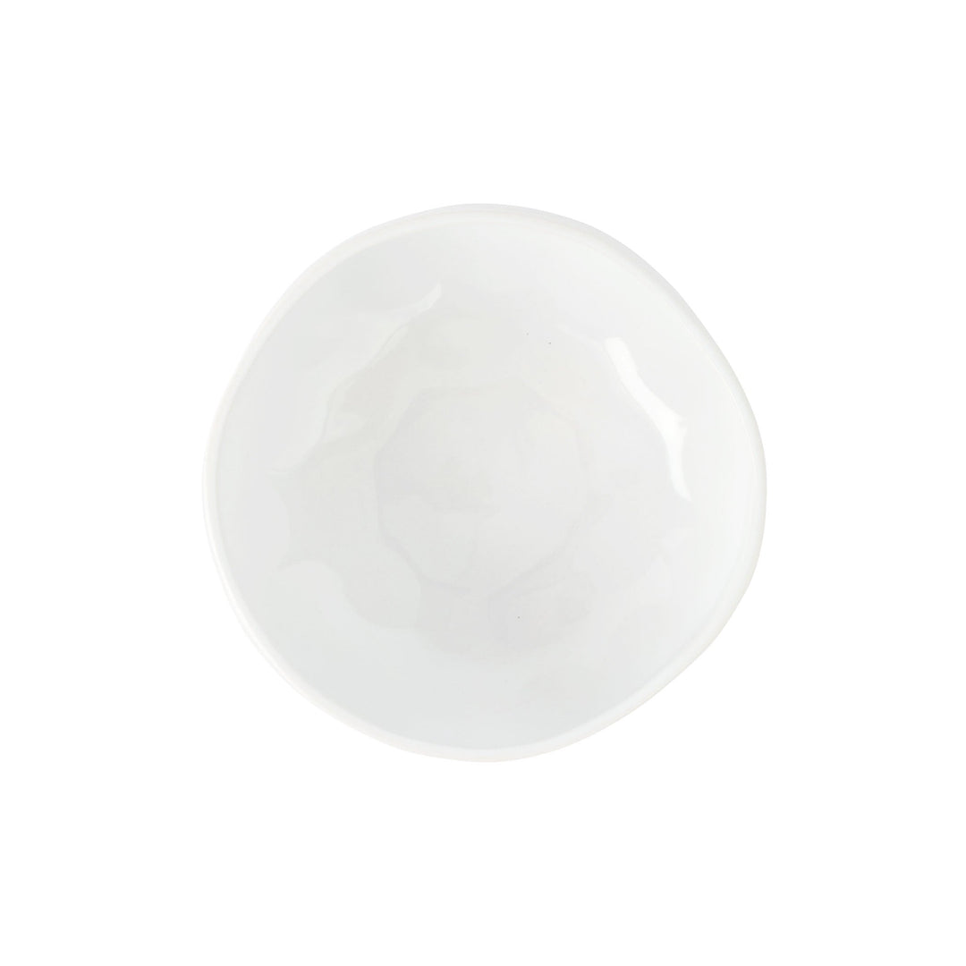 Aria White Organic Medium Serving Bowl Alternate View 1