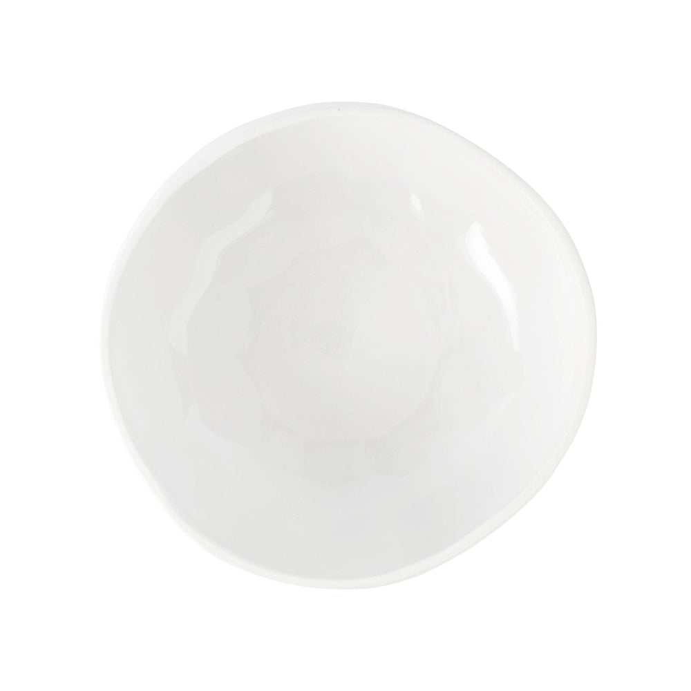 Aria White Organic Large Serving Bowl Alternate View 1