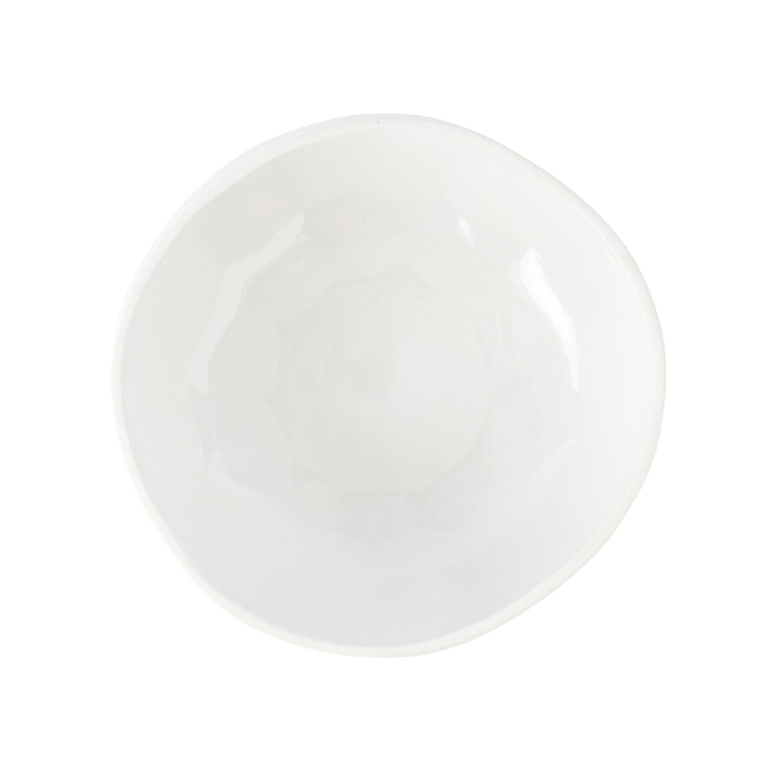 Aria White Organic Large Serving Bowl Alternate View 1