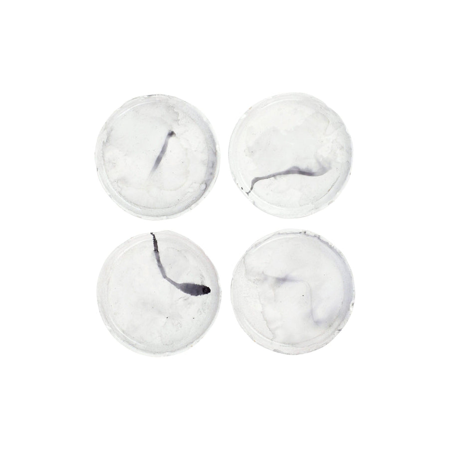 Florentine Wooden Accessories Marble Coasters - Set of 4