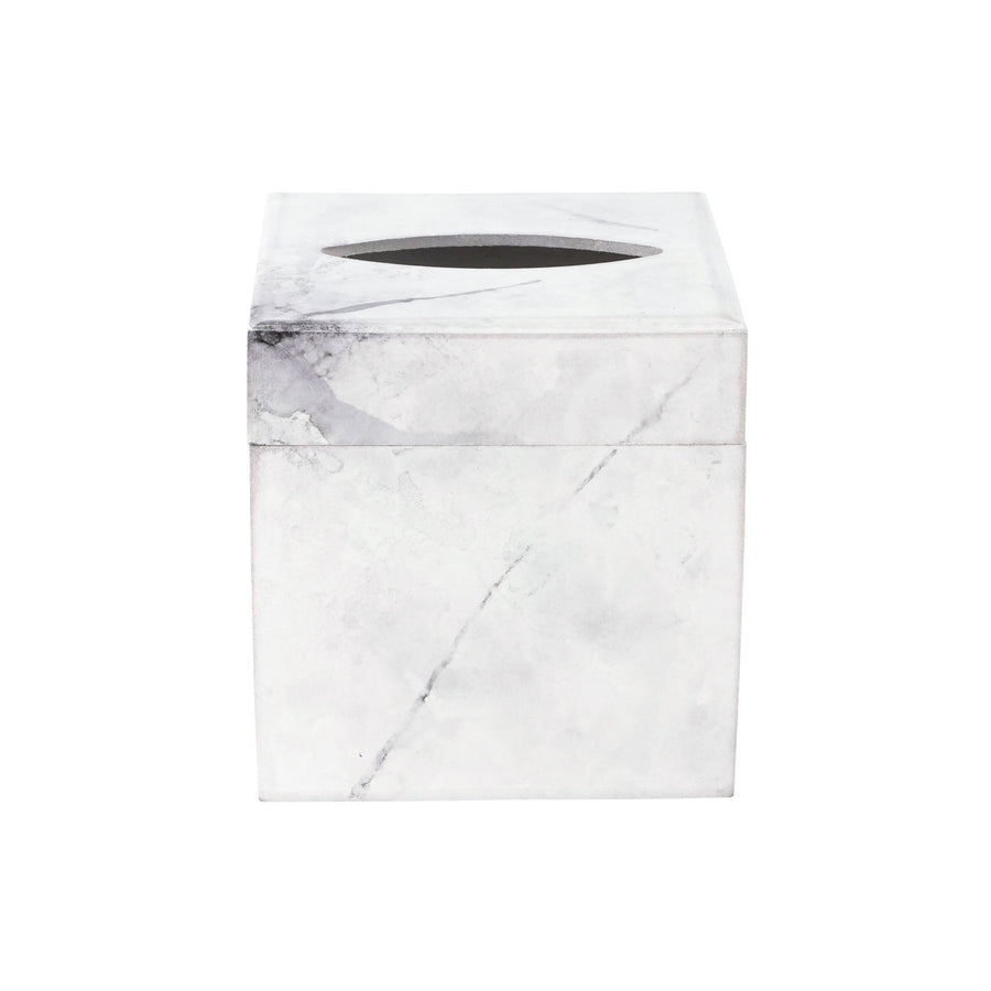 Florentine Wooden Accessories Marble Tissue Box