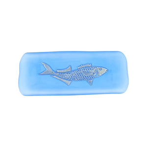 Isola Glass Small Fish Rectangular Tray