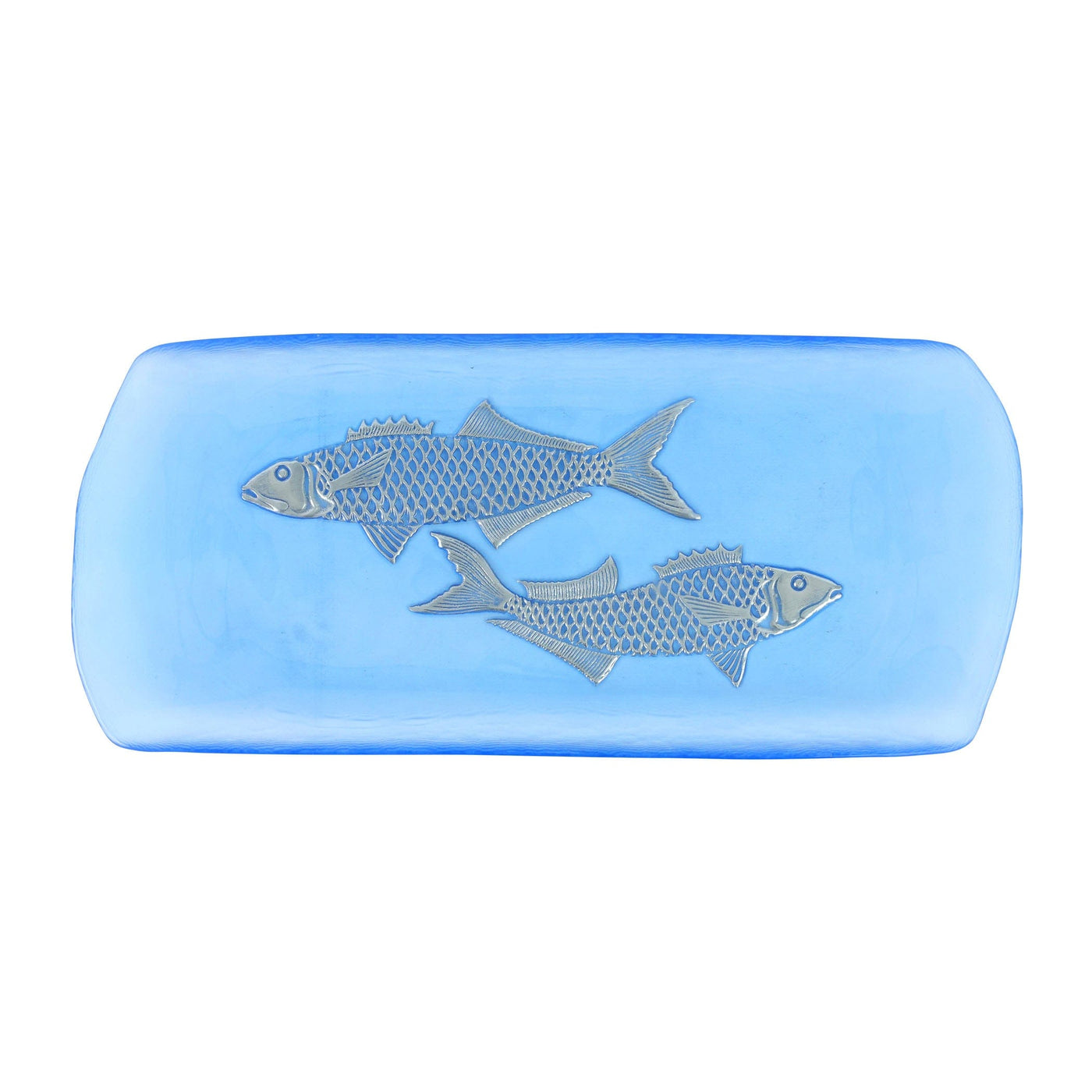 Isola Glass Medium Fish Rectangular Tray