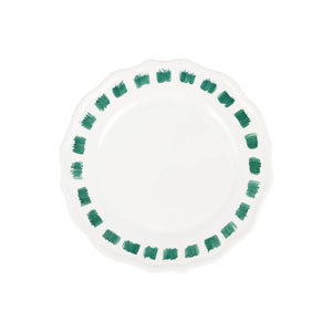 Lisbon Green Stitch Salad Plate