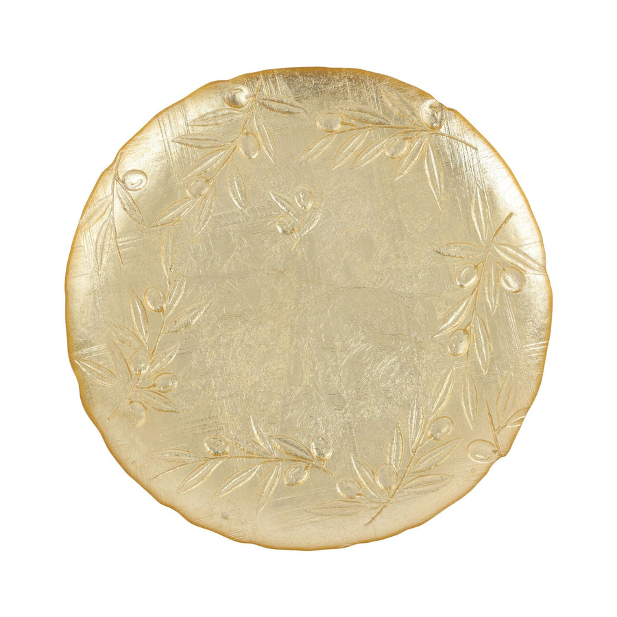 Moon Glass Olive Round Platter Moon Glass Olive Round Platter