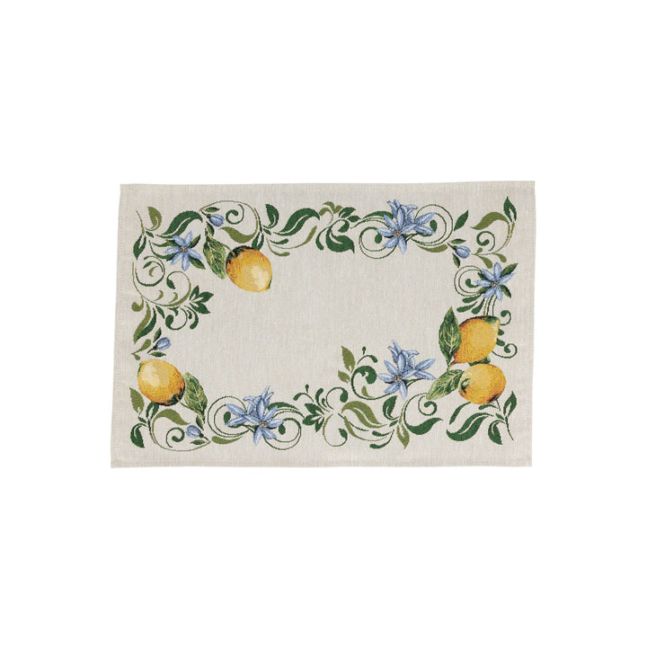 Tavola Lemons with Flowers Placemats - Set of 4