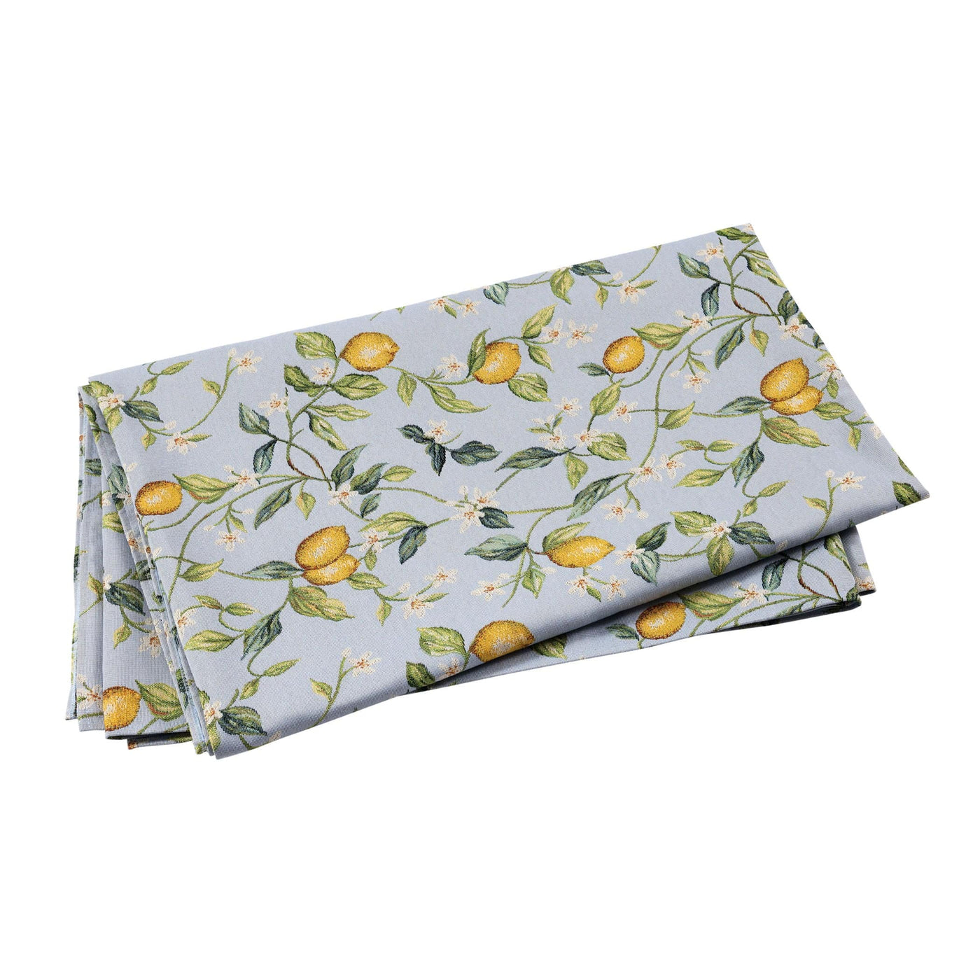 Tavola Lemons with Flowers Tablecloth Alternate View 3