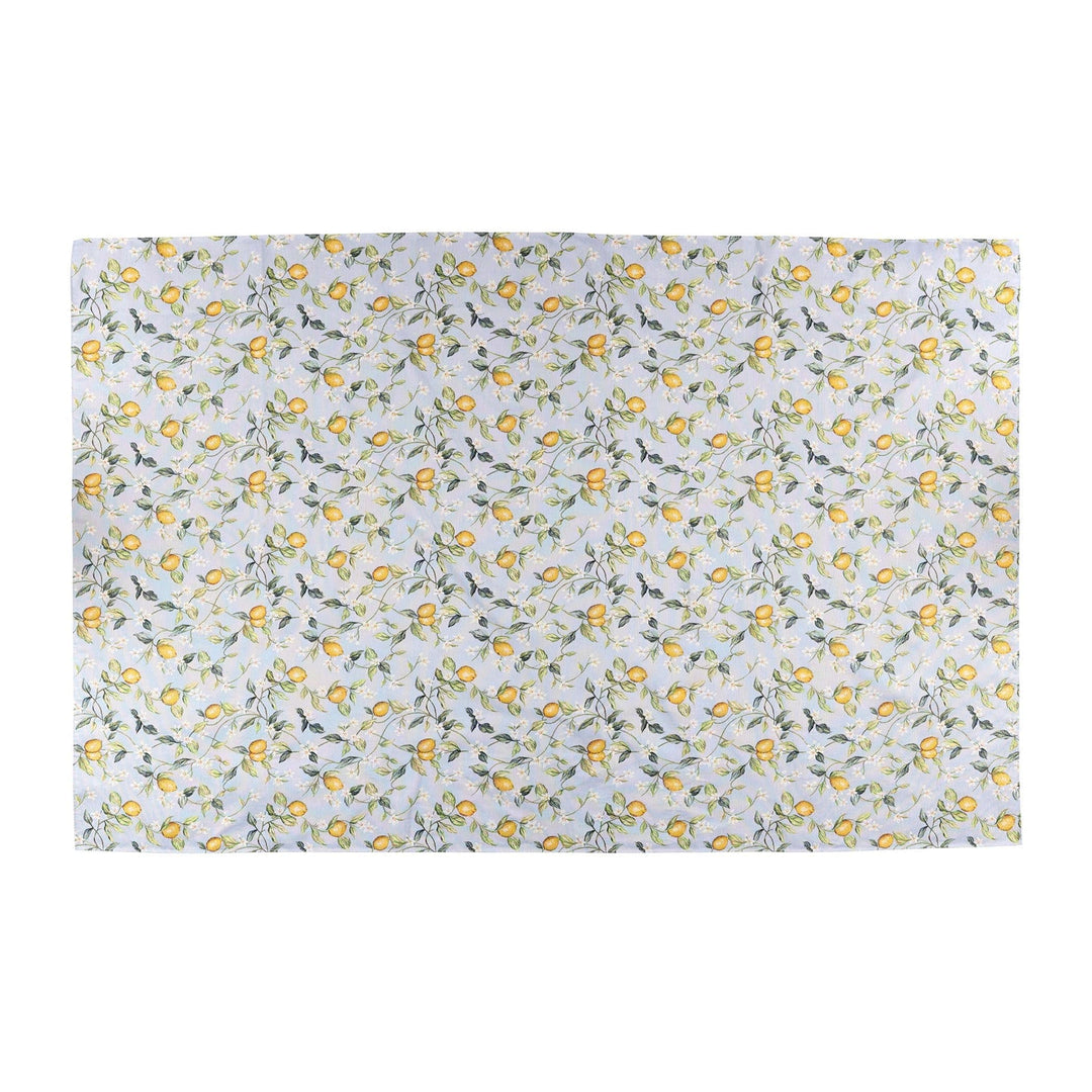 Tavola Lemons with Flowers Tablecloth Alternate View 4