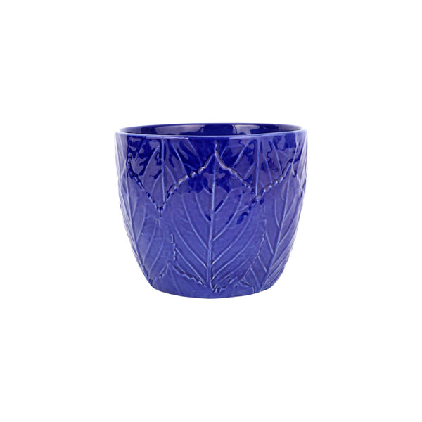 Viva Garden Embossed Leaves Cachepot