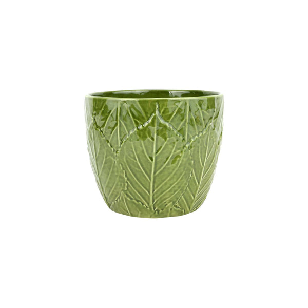 Viva Garden Embossed Leaves Cachepot Alternate View 3