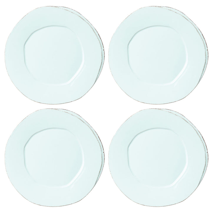 Lastra Aqua European Dinner Plates - Set of 4