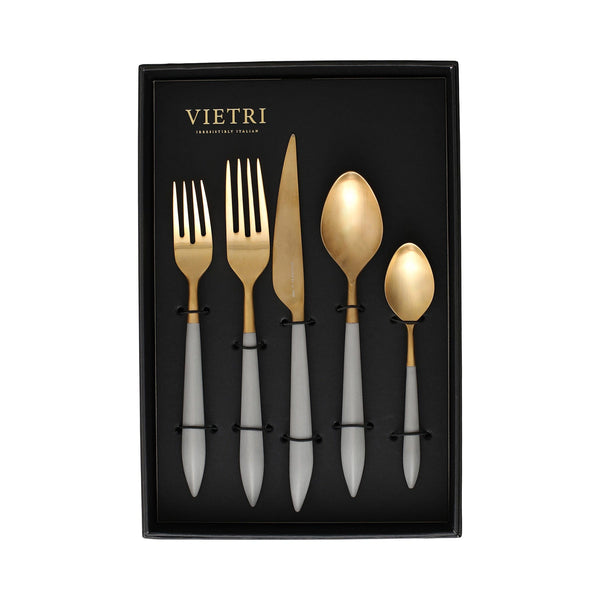 Ares Oro Five-Piece Place Setting – Set of 4