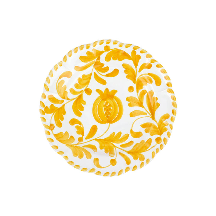 Arezzo Yellow Salad Plate