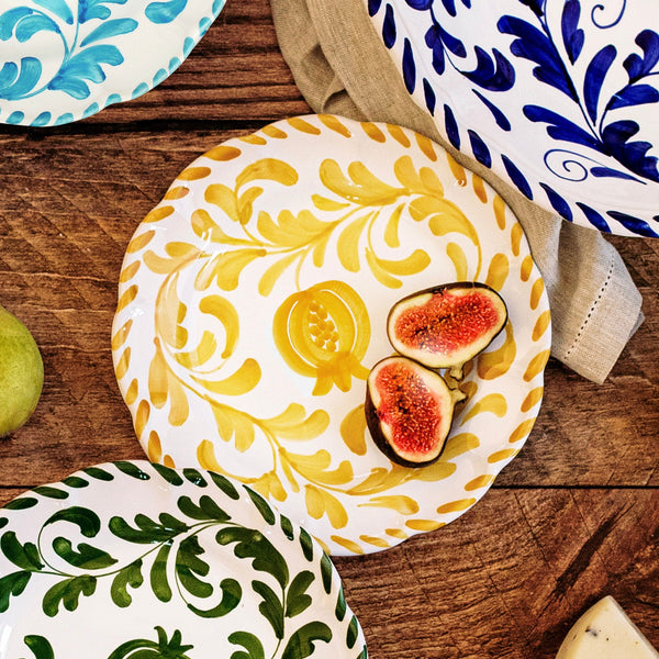 Arezzo Yellow Salad Plate