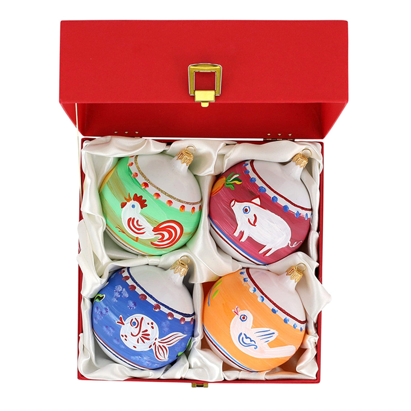 Campagna Assorted Ornaments - Set of 4