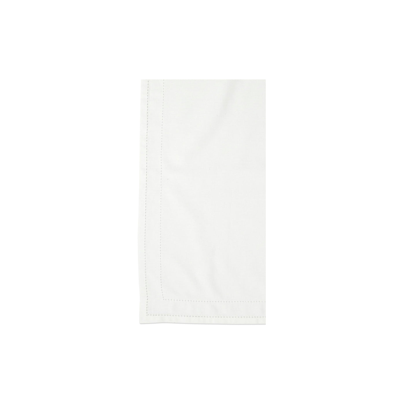 Cotone Linens Ivory Napkins with Double Stitching - Set of 4