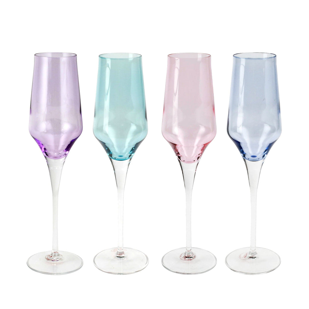 Contessa Assorted Champagne Glasses - Set of 4