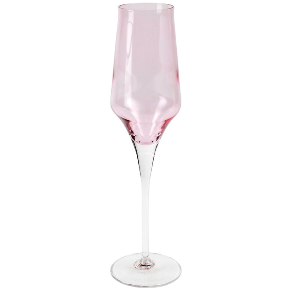 Contessa Pink Champagne Glass