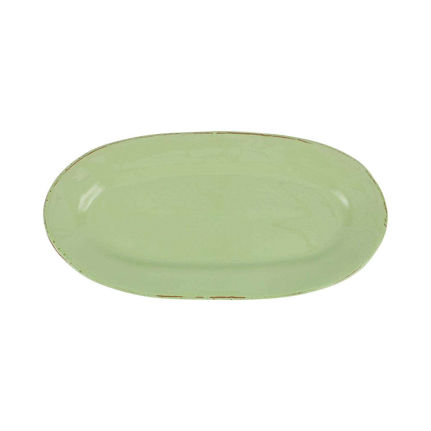 Cucina Fresca Narrow Oval Platter Pistachio