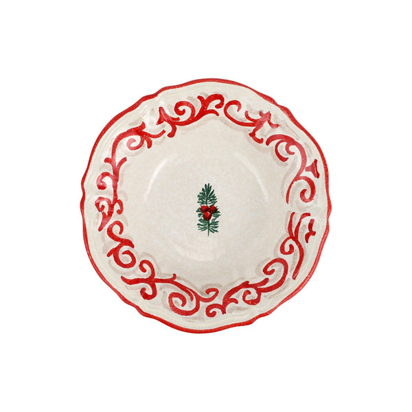 Evergreen Holiday Serving Bowl