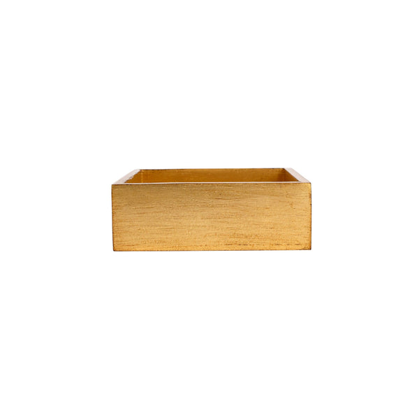 Florentine Wooden Accessories Gold Cocktail Napkin Holder