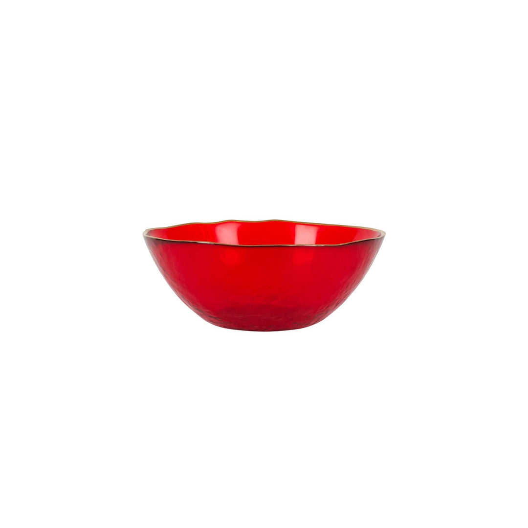 Holiday Glass Berry Bowl