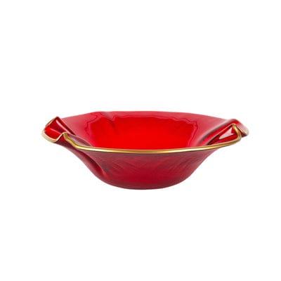 FREE GIFT | Holiday Glass Small Ruffled Bowl