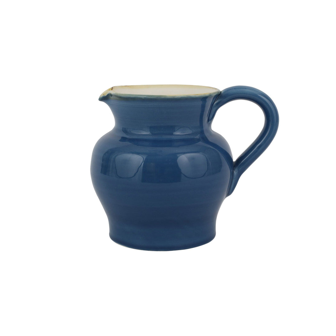 Italian Blue Short Round Body Pitcher