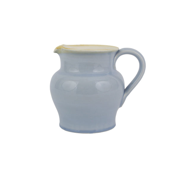 Italian Light Blue Short Round Body Pitcher