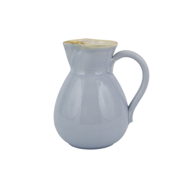 Italian Light Blue Tall Round Body Pitcher