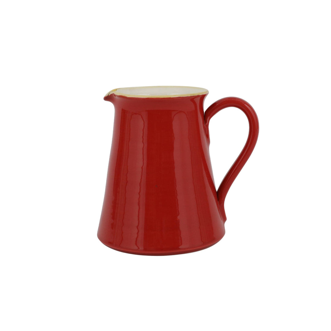 Italian Red Short Pitcher