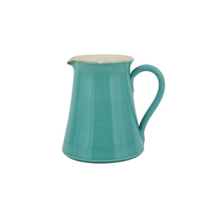 Italian Turquoise Short Pitcher