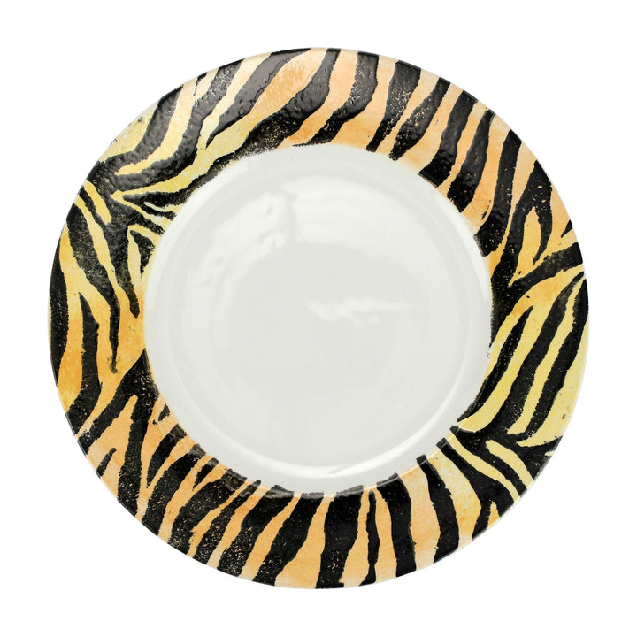 Into the Jungle Animal Skin Service Plates/Chargers - Set of 4