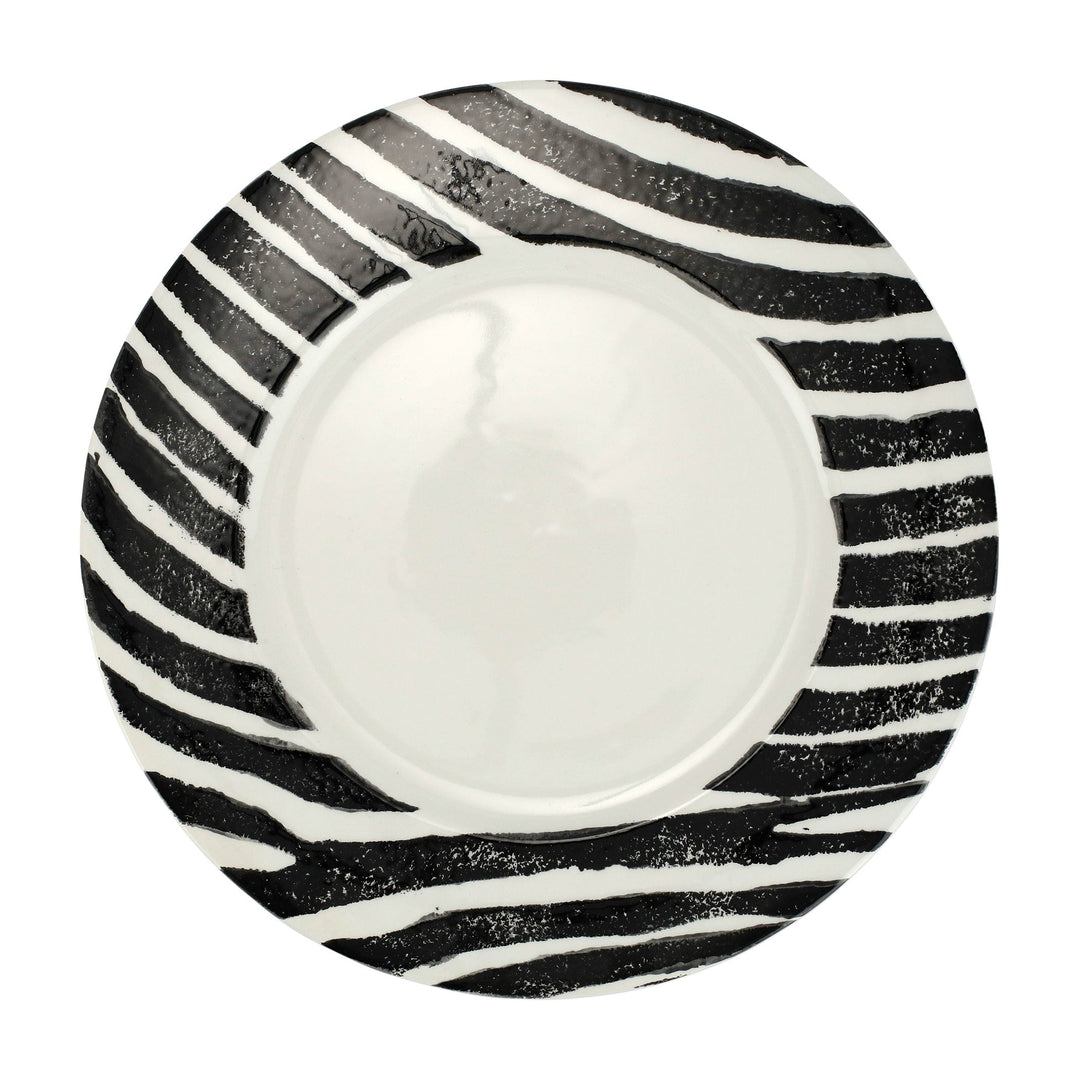 Into the Jungle Animal Skin Service Plates/Chargers - Set of 4