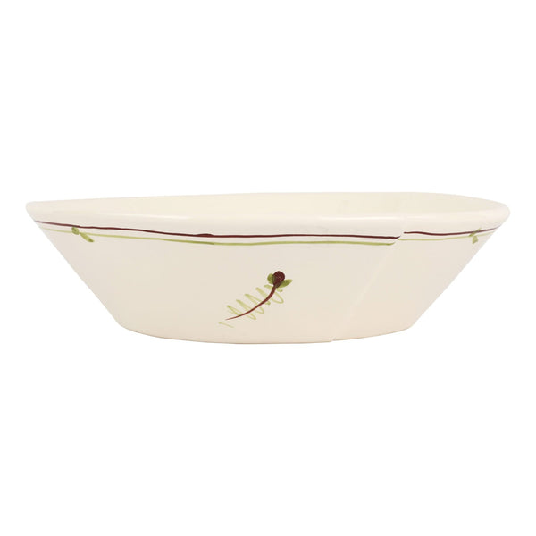 Lastra Fiori di Bosco Large Shallow Bowl