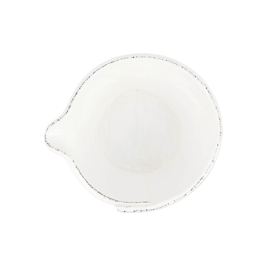 Lastra White Small Mixing Bowl