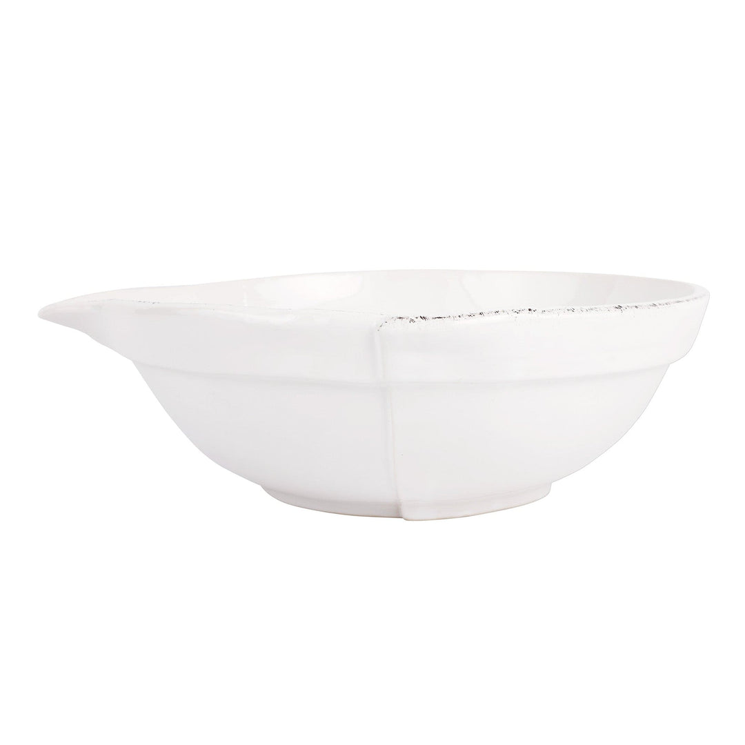 Lastra White Large Mixing Bowl