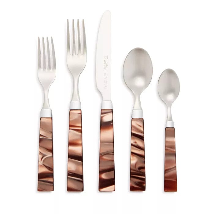 Laurel Taupe Five-Piece Place Setting