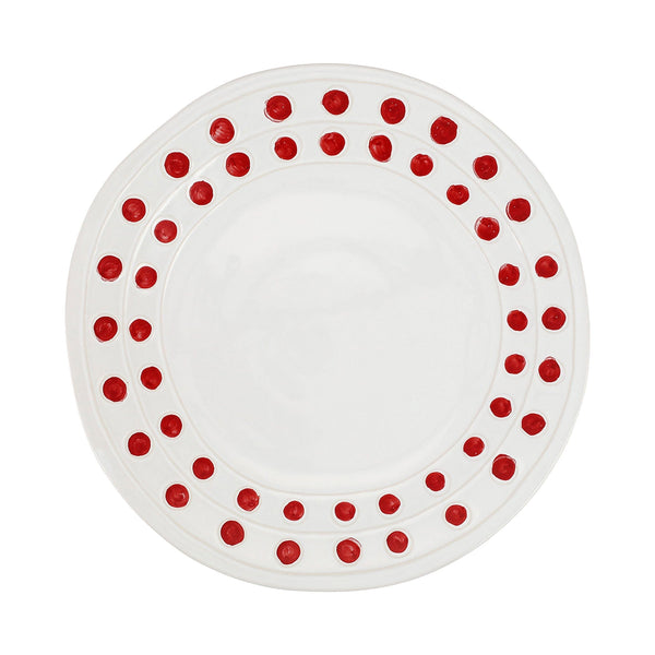 Medici Colorati Red Medium Round Platter