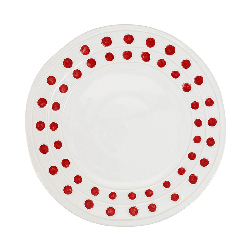 Medici Colorati Red Medium Round Platter