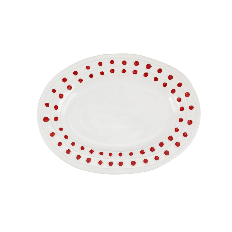 Medici Colorati Red Medium Oval Platter