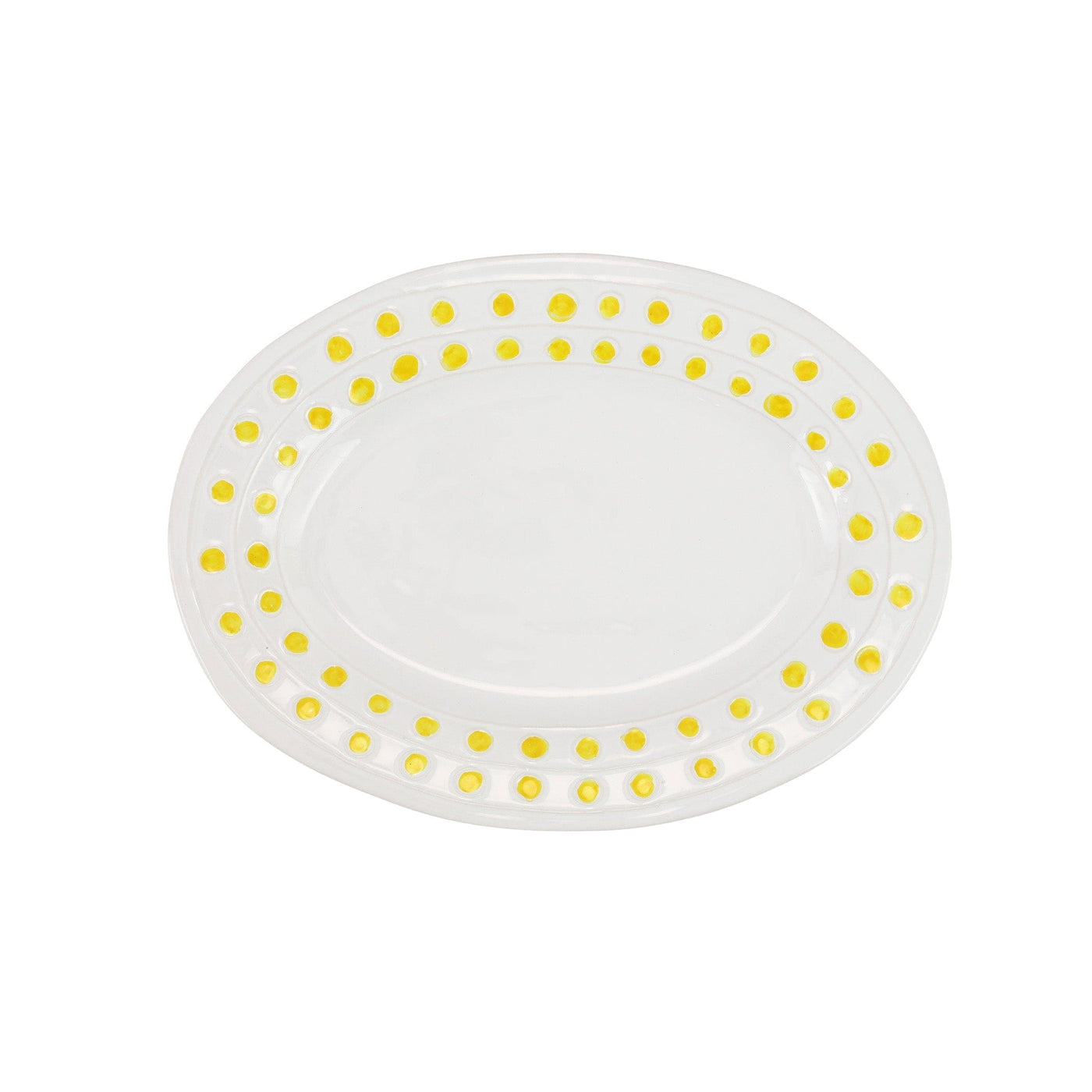 Medici Colorati Yellow Medium Oval Platter