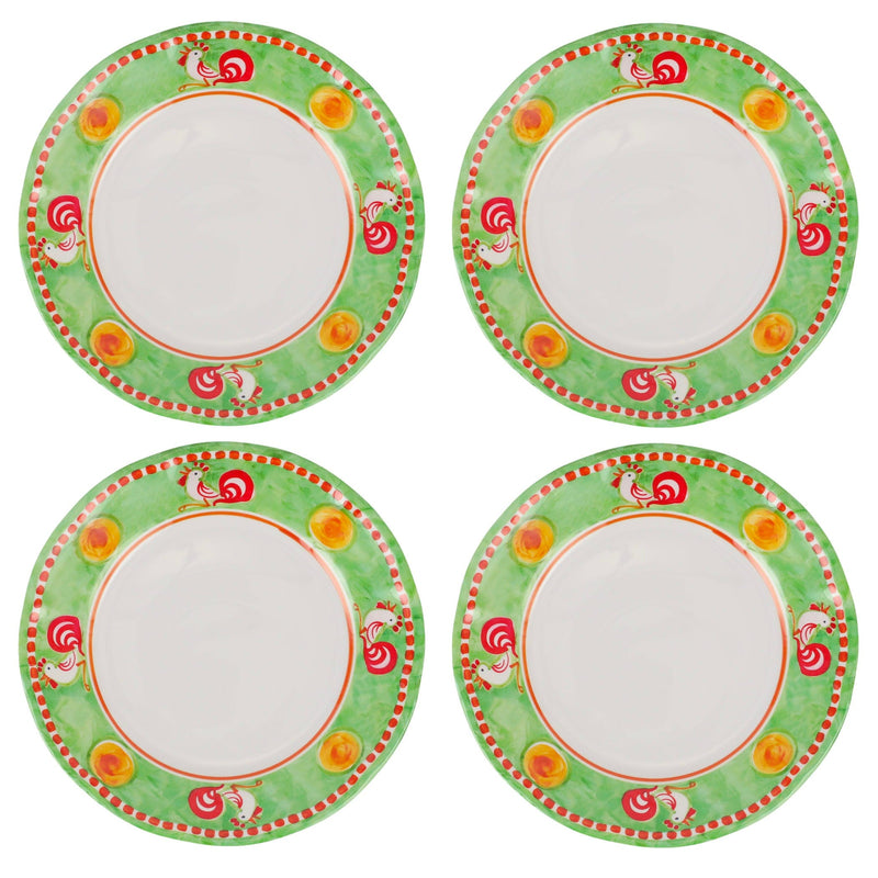 Melamine Campagna Gallina Dinner Plate - set of 4