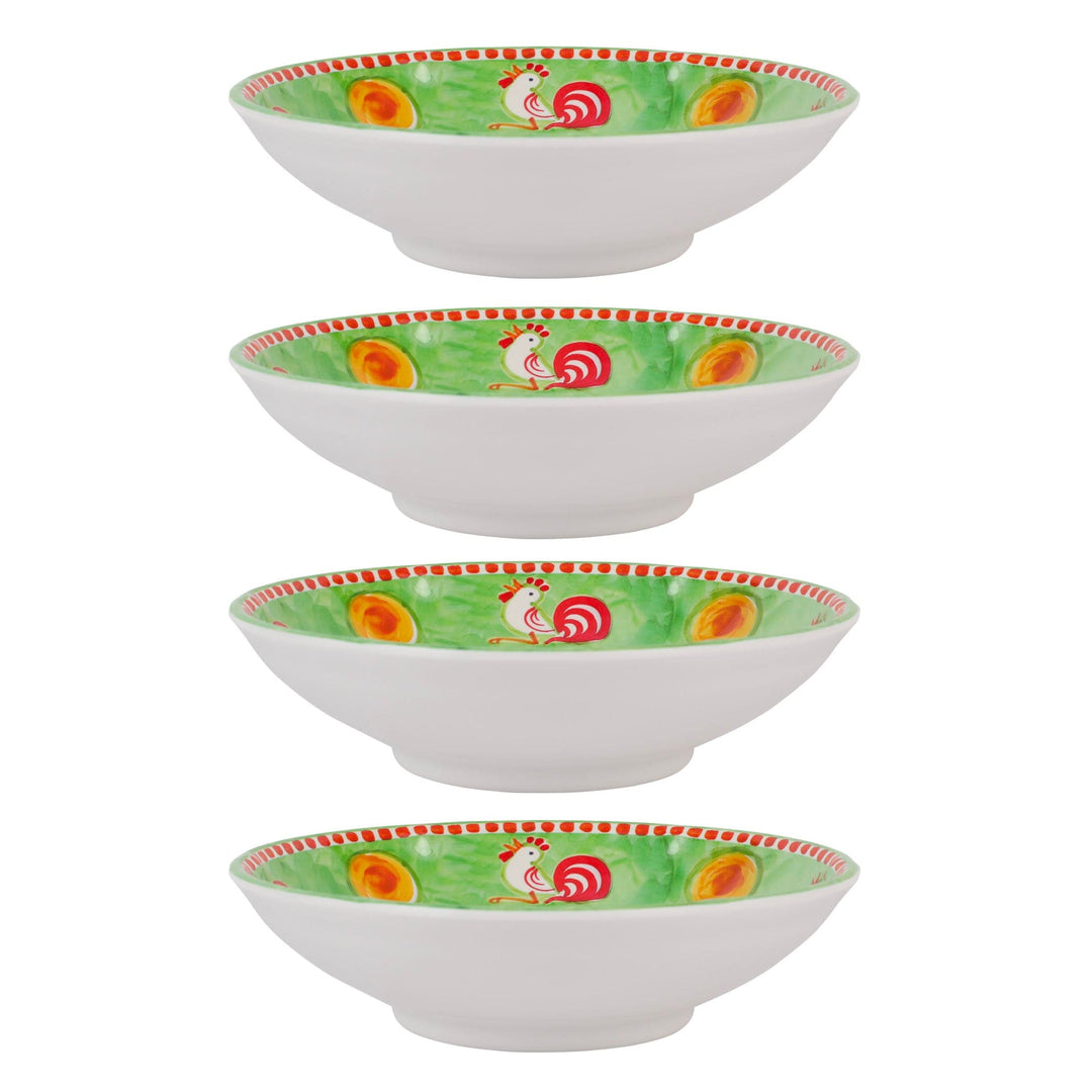 Melamine Campagna Gallina Pasta Bowl - set of 4