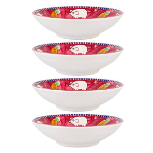 Melamine Campagna Porco Pasta Bowl - set of 4